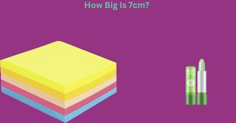 How Big Is 7cm? 9 Common Things That Are 7cm Long